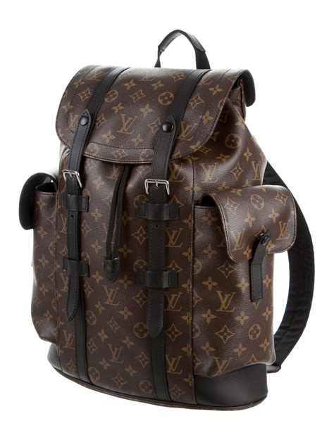 louis vuitton christopher backpack for sale|Louis Vuitton monogram canvas backpack.